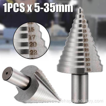 Stahlschneider 5-35 mm 13 Stufengrößen Drillbits